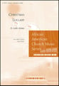 Christmas Lullaby SATB choral sheet music cover